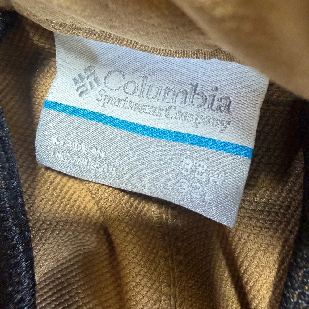 Columbia Men's Outdoor Tech  Blood Guts Pants Fishing Hiking Camp Size 38W‎ 32L
